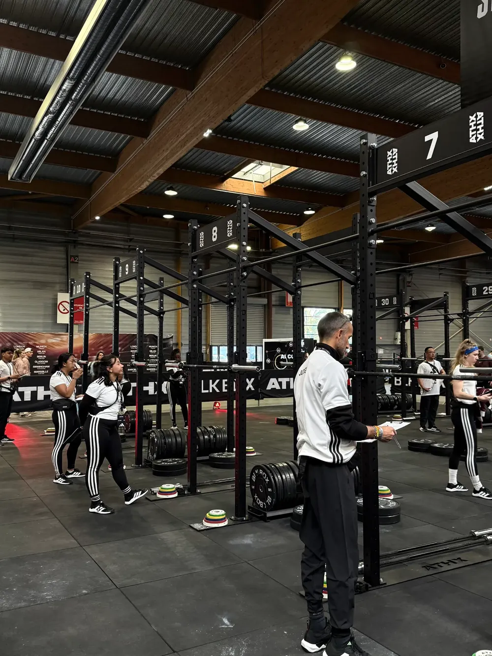 Les racks de la Strength zone avant le départ